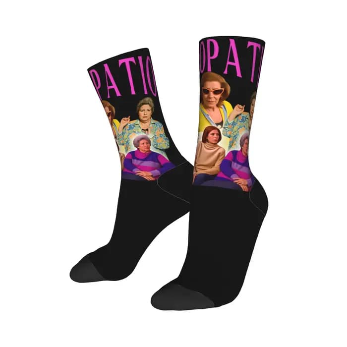 Here No Hay Quien Viva chaussettes Design bas antidérapants adultes hommes chaussettes moyen doux hiver élégant course chaussettes de sport