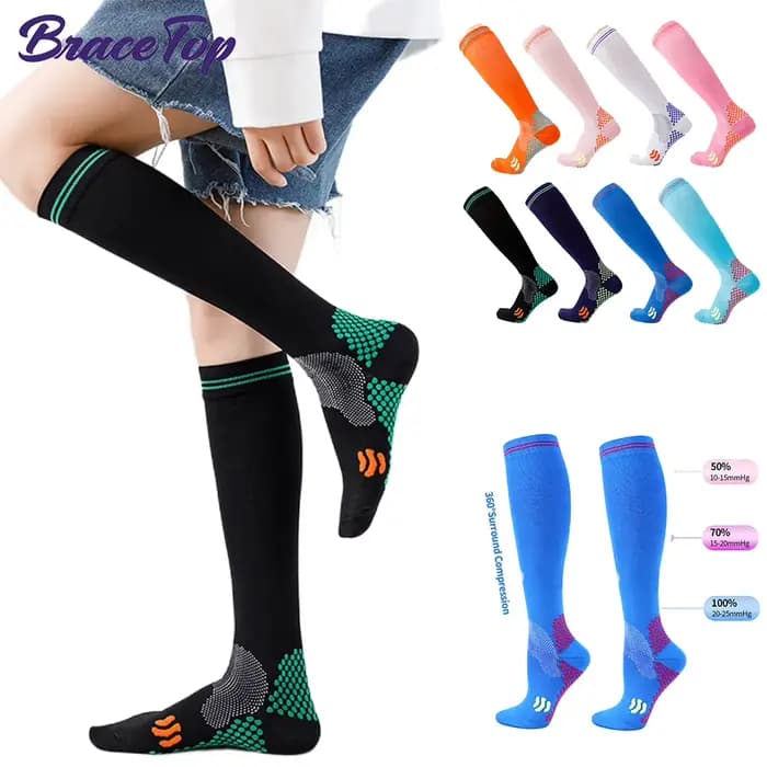 Chaussettes de sport à Compression pour Golf