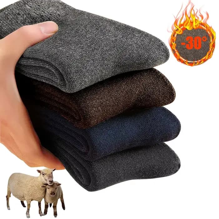 2025 nouveau hiver Super plus épais chaussettes chaudes laine hommes femmes