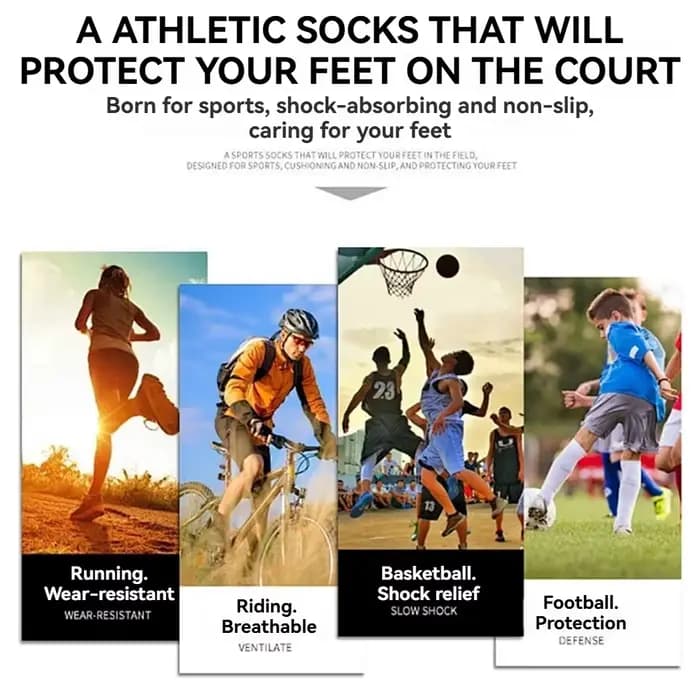 Chaussettes de compression pour la course à pied, chaussettes de sport colorées pour marathon, pour homme, femme, adulte, adolescent, cyclisme
