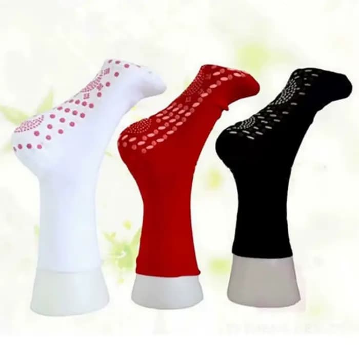 1/5 paires Tourmaline auto-chauffant chaussettes hiver chaud thermique soins de santé