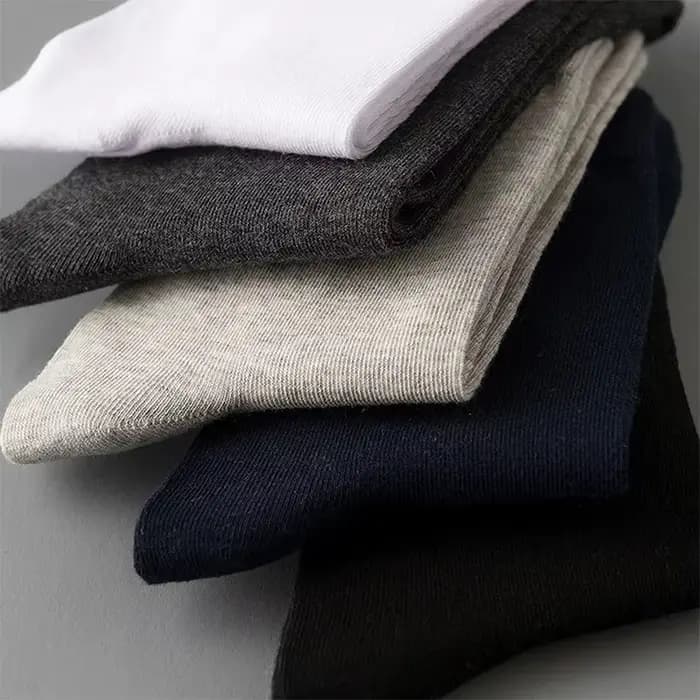 10 paires/lot de chaussettes en coton pour hommes