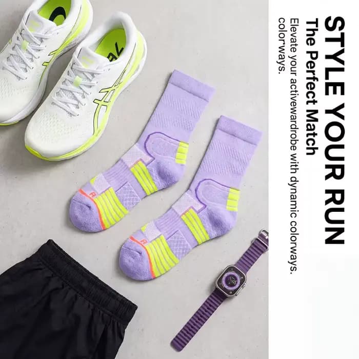 1 paire de chaussettes de sport d'été pour femmes