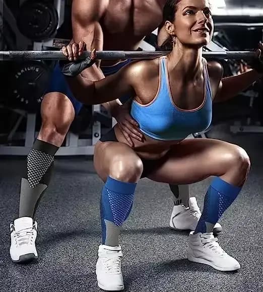 Chaussettes de Compression pour hommes et femmes, chaussettes d'infirmière de sport d'altétisme médical, idéales pour la course à pied, les voyages, le cyclisme