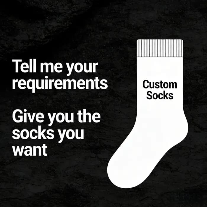 Chaussettes de sport décontractées personnalisables