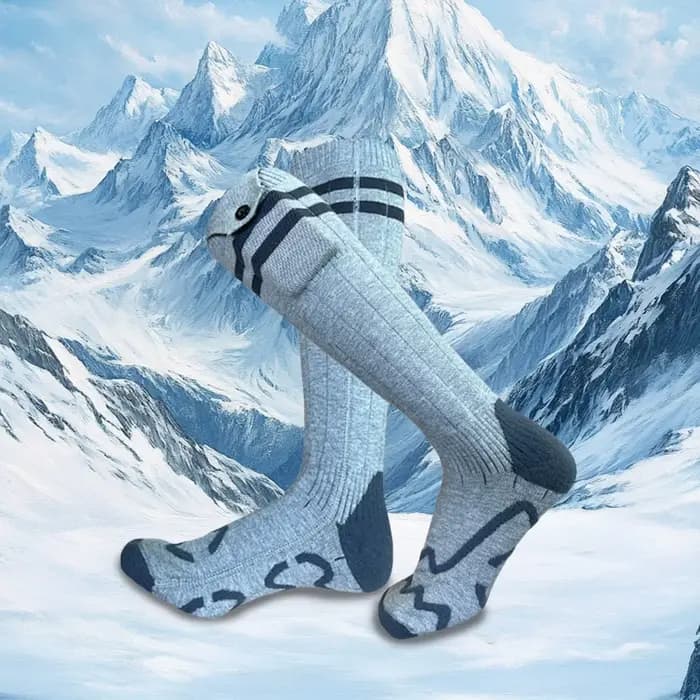 Chaussettes chauffantes USB avec 4 niveaux de chauffage