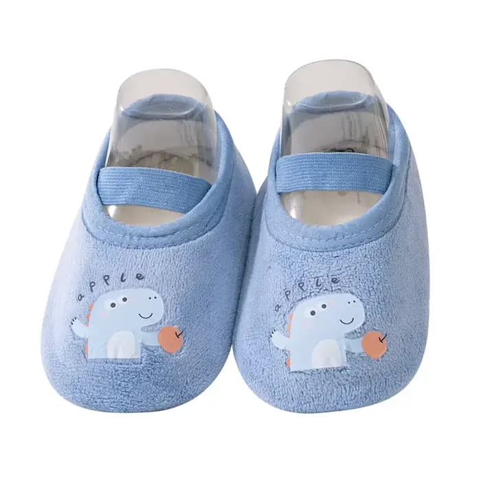 Chaussettes antidérapantes pour bébé, chaussettes chaudes d'hiver pour nouveau-né, avec semelle en caoutchouc, pour filles et garçons, pantoufles de sol pour nourrissons et enfants, nouvelle collectio