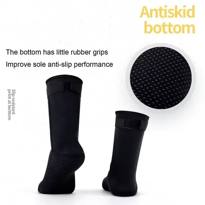 Chaussettes de plongée en néoprène antidérapantes pour adultes, 3mm et 5mm, chaussures de combinaison chaudes et élastiques, bottes de surf pour la natation et la plongée en apnée