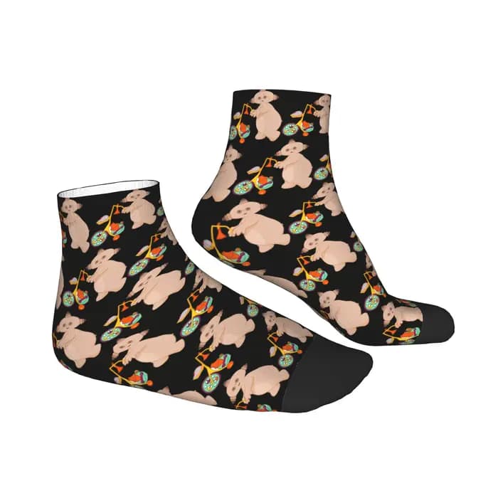 Makka Pakka et Uff Uff dans la nuit chaussettes de jardin