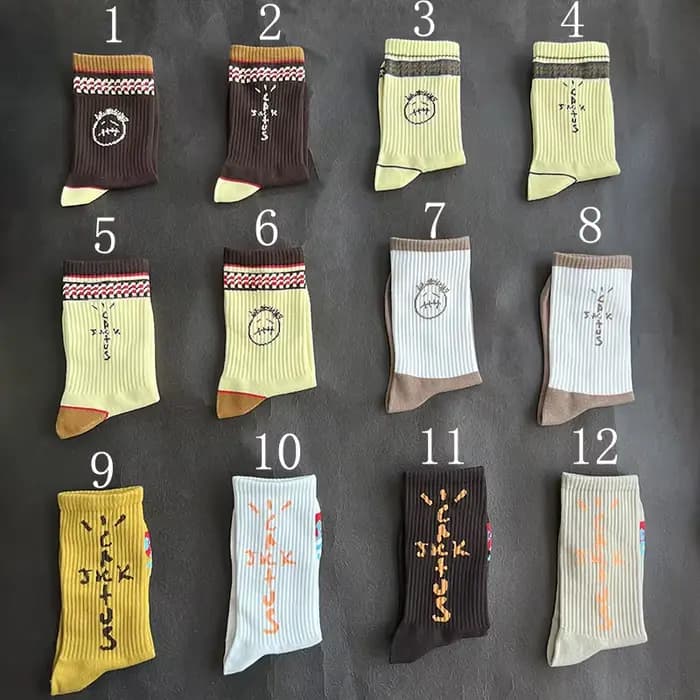 Chaussettes pour hommes 3 paires/boîte Cactus Jack