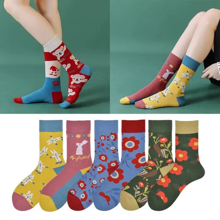 Chaussettes tendance Ab paragraphe pur coton haut Tube