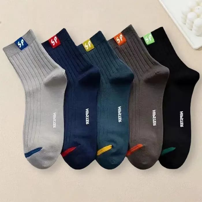 5 paires de chaussettes mi-longues pour hommes