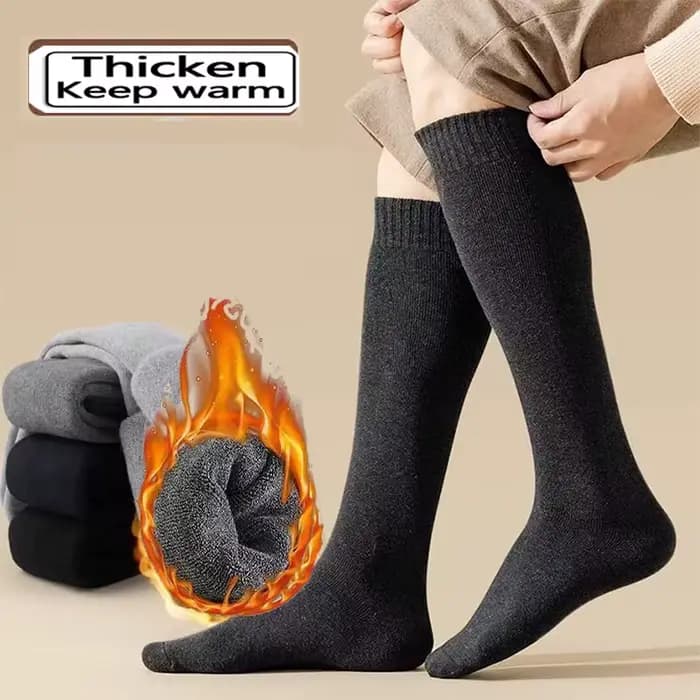 Chaussettes thermiques à hauteur du genou pour hommes