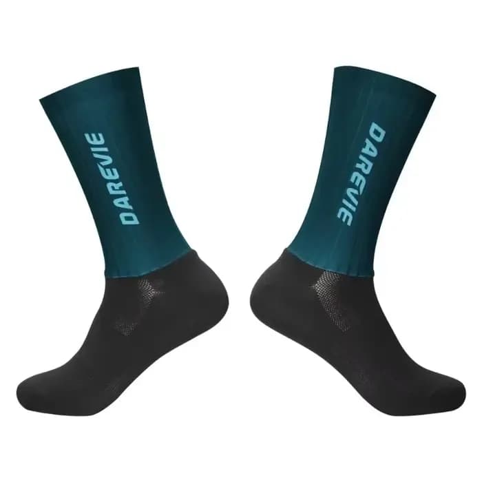 Aero Pro DAREVIE Speed Sports chaussettes de cyclisme chaussette haute pour hommes anti-dérapant respirant athlétique contrôle de l'humidité