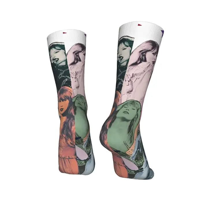 Adultes hommes chaussettes 2025 nouveau The Eras Tour chanteur Taylor-r