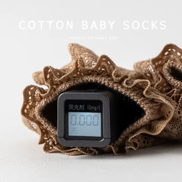 Chaussettes en coton peigné pour bébé fille de 0 à 12 mois
