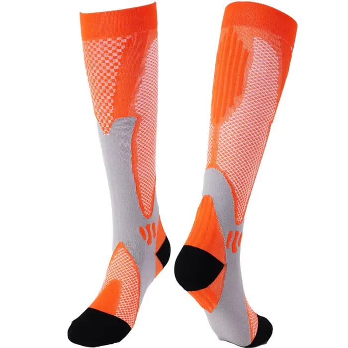 Chaussettes de Compression noires pour hommes et femmes
