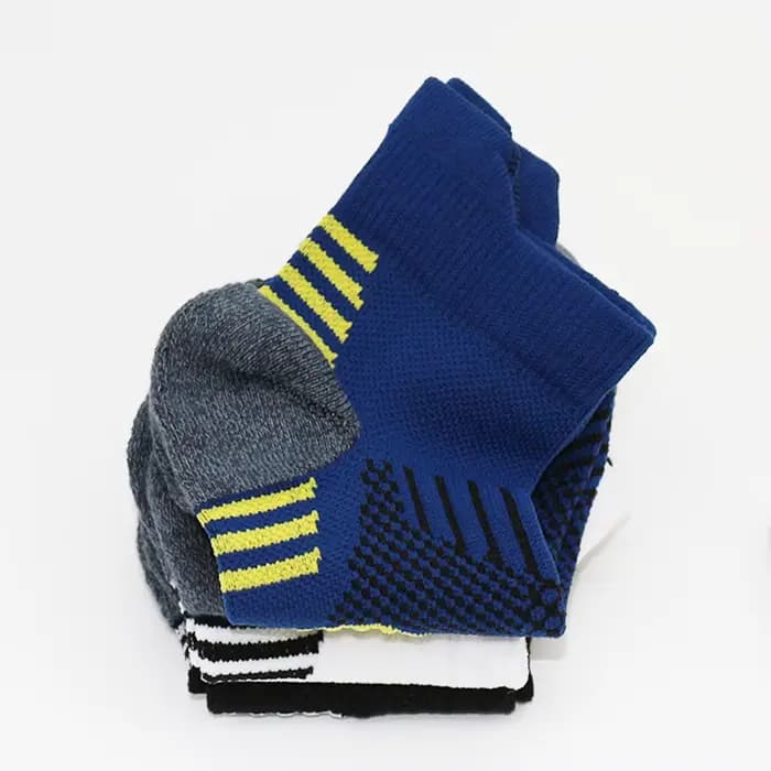 5 paires de chaussettes de printemps pour hommes, chaussettes de sport en tricot épais, Fitness en plein air, respirantes, séchage rapide, résistantes à l'usure, chaussettes de course courtes