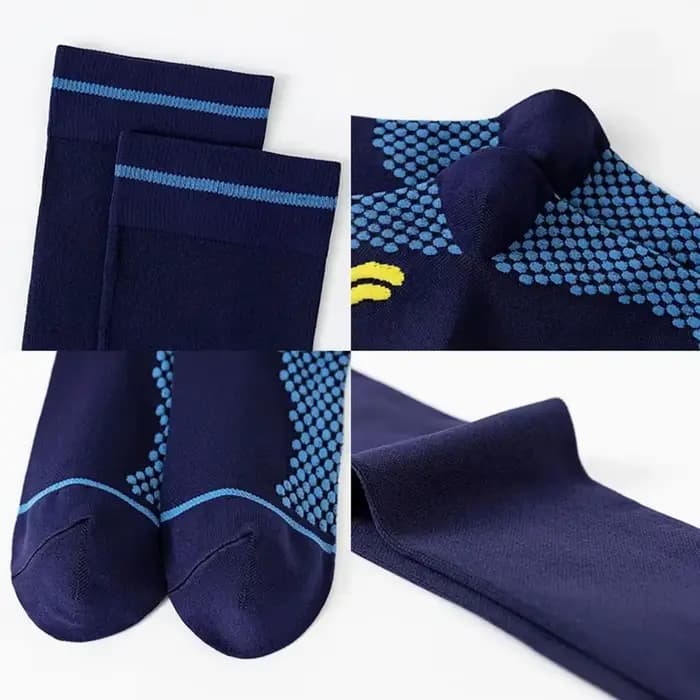 Chaussettes de sport de compression allongées pour hommes et femmes, pour course à pied, fitness, randonnée, cyclisme, varices