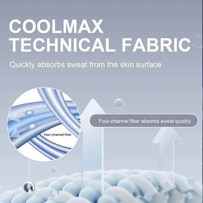 WRELS Coolmax Chaussettes de sport respirantes