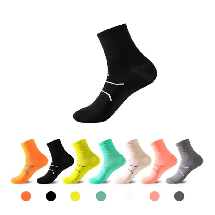 WRELS professionnel Marathon course Fitness chaussettes courtes femmes hommes absorbant la sueur Anti-friction respirant