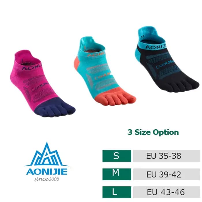 Chaussettes à orteils légères à 5 doigts pour hommes et femmes