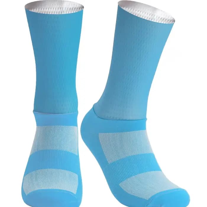Nouvelles chaussettes de cyclisme Pro Team Aero antidérapantes en silicone pour hommes
