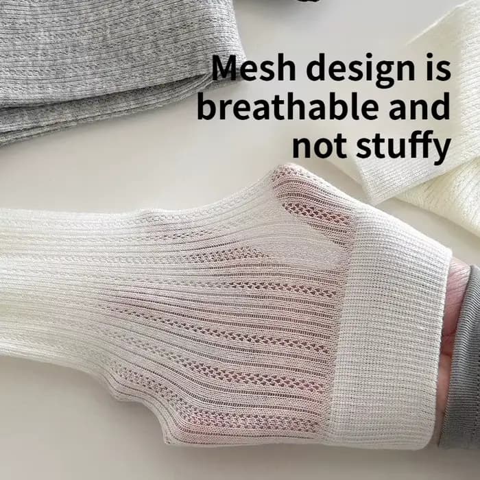Chaussettes hautes côtelées verticales pour femmes, en coton doux et extensible, couleur unie, longues, pour le quotidien, le ballet, l'école, assorties aux tenues féminines
