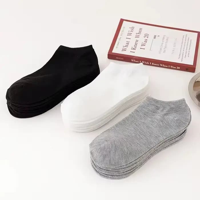 Chaussettes pour hommes printemps été mince respirant doux polyester coton