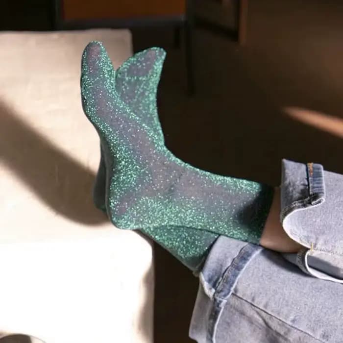 1 paire/ensemble femmes mince pure été respirant Sexy brillant chaussettes Style coréen chaussettes en soie Design de luxe chaussettes de haute qualité