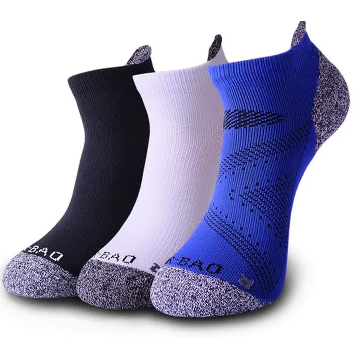 TRI séchage rapide Blister prévention Trail course Marathon chaussettes Sports de plein air cheville chaussette hommes