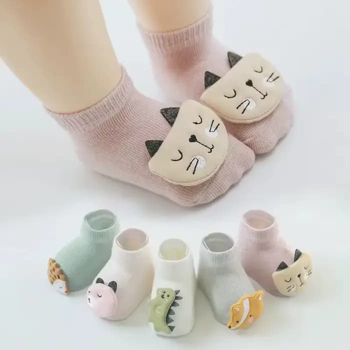 Chaussettes antidérapantes pour bébés filles et garçons
