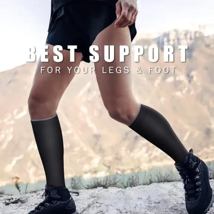 1 paire de chaussettes de compression pour femmes et hommes