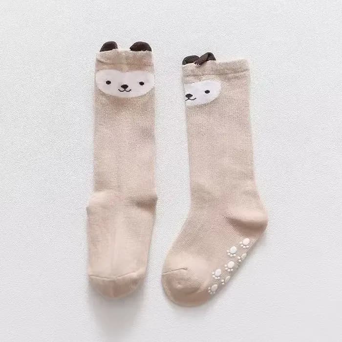 1 paires/lot bébé chaussettes genou haute garçon fille nouveau-né enfant en bas âge coton longues