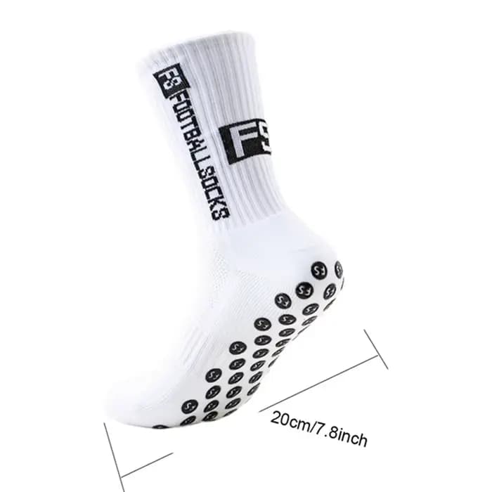 2 paires de chaussettes de football et de rugby unisexes pour hommes et femmes, antidérapantes, respirantes, résistantes aux chocs, pour l'exercice athlétique