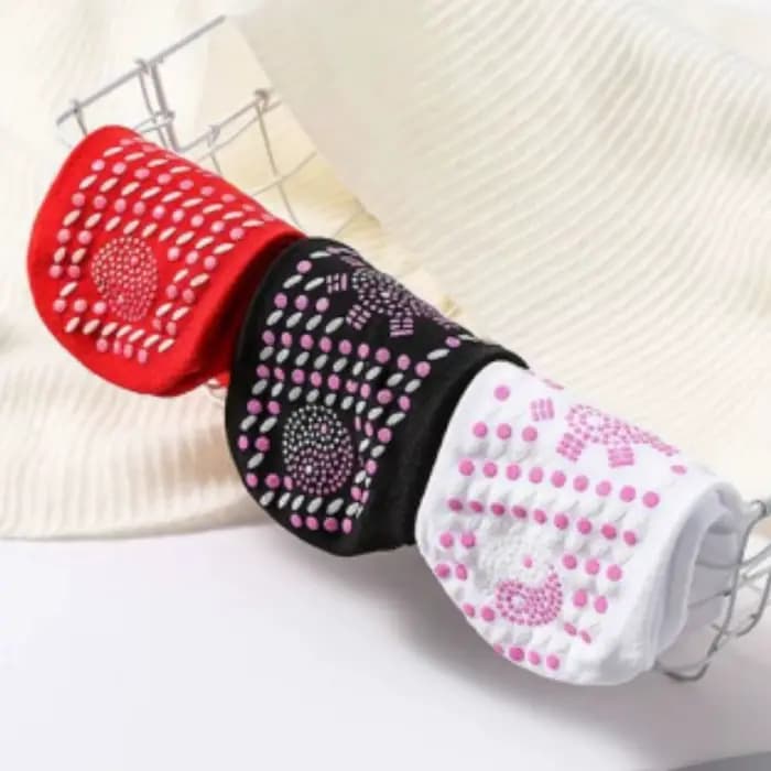 1/5 paires Tourmaline auto-chauffant chaussettes hiver chaud thermique soins de santé