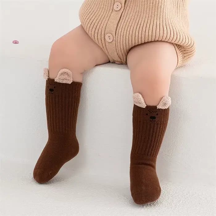 Chaussettes mignonnes en coton pour bébé, chaussettes confortables et désossées pour enfants de 0 à 8 ans, chaussures pour garçons et filles, vêtements pour enfants Acc