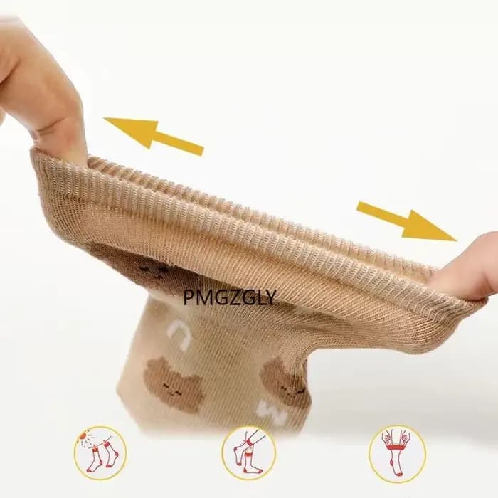 Chaussures de marche pour bébés, chaussettes de sol antidérapantes à fond souple, pour garçons et filles, 2 à 5 paires