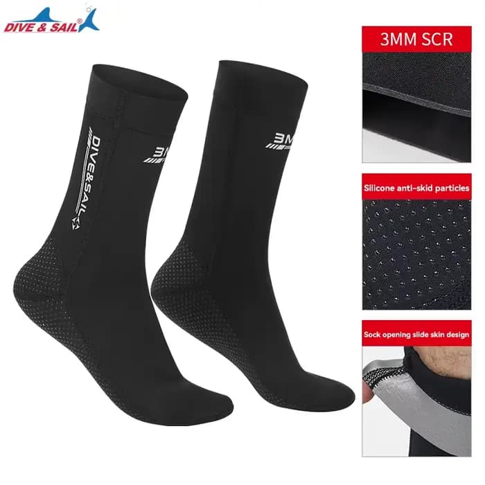 Chaussettes de plongée 3MM en néoprène