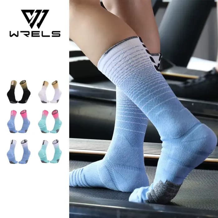 WRELS-Chaussettes de sport à séchage rapide, respirantes, anti-fonsoft, pour marathon professionnel