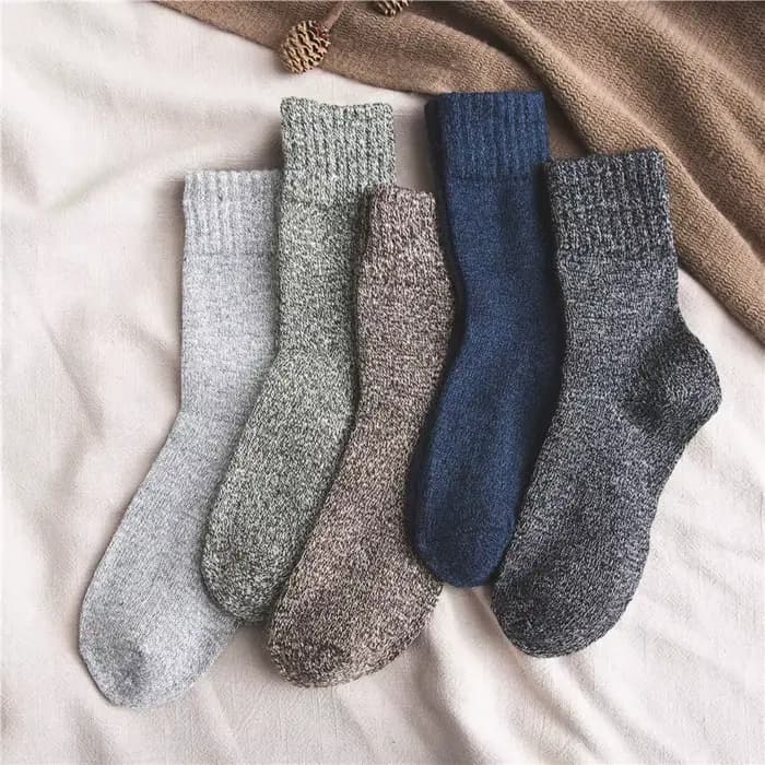 3 paires de chaussettes d'hiver épaisses pour hommes