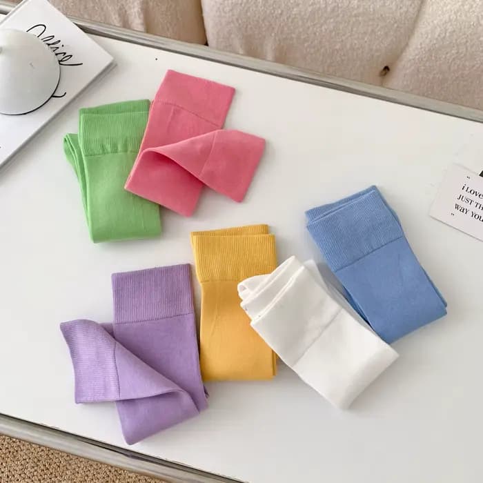Chaussettes mollet coréennes Dopamine pour femmes