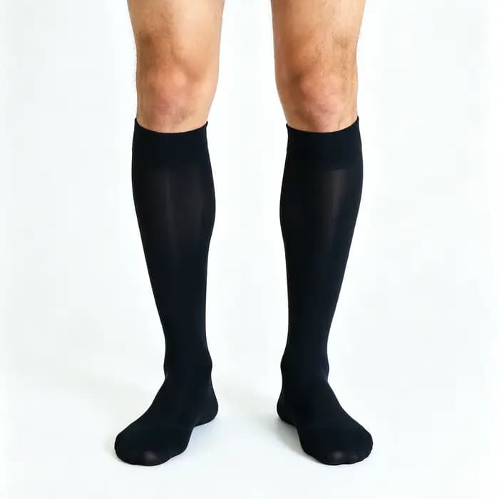 CLEVER-MENMODE Sexy robe d'affaires chaussettes hommes pure Tube moyen huile brillant bas Ultra mince chaussettes été voir à travers