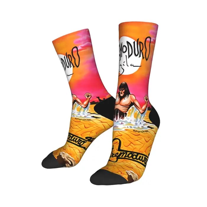 Rock Band EXTREMODURO Tour 2025 chaussettes Kawaii bas automne Anti-transpiration femmes hommes