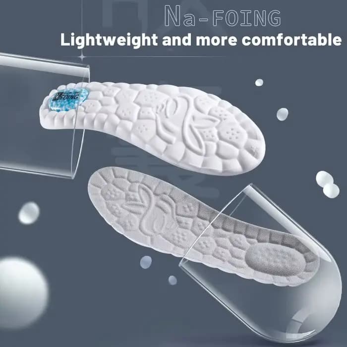 Semelles intérieures de sport épaisses pour hommes et femmes, entièrement rembourrées avec Anti-odeur, absorbant la sueur, respirantes, haute élasticité pour une longue durée de vie