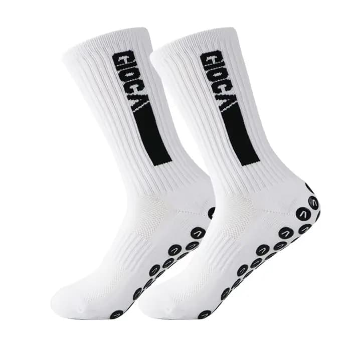 1 paire nouveaux hommes femmes anti-dérapant Silicone sport chaussettes de Football absorbant la sueur respirant