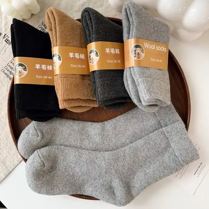 Chaussettes en laine mérinos Super épaisses pour hommes