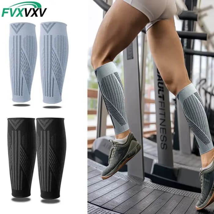1 paire de manchons de compression pour mollets pour hommes et femmes – Chaussettes