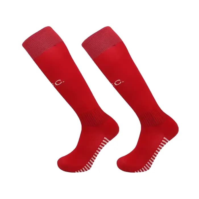 Chaussettes de football européennes pour adultes et enfants, styles de club de football, chaussettes longues pour garçons, chaus