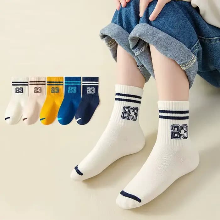 5 paires enfants garçons filles chaussettes